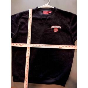 Vintage COCA-COLA  Black Fleece  Pullover L/G  (NWOT)